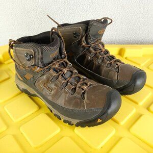 Keen Hiking Boots Mens 10 M Wide Brown Ankle Outdoor Waterproof